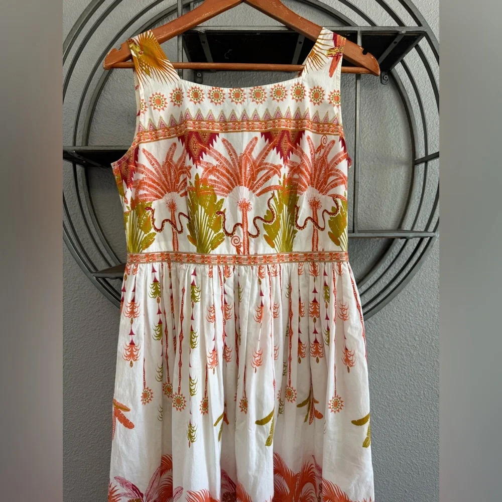 Le‎ Sirenuse Julia Winter Garden Cotton Maxi Dress - Picture 5 of 13